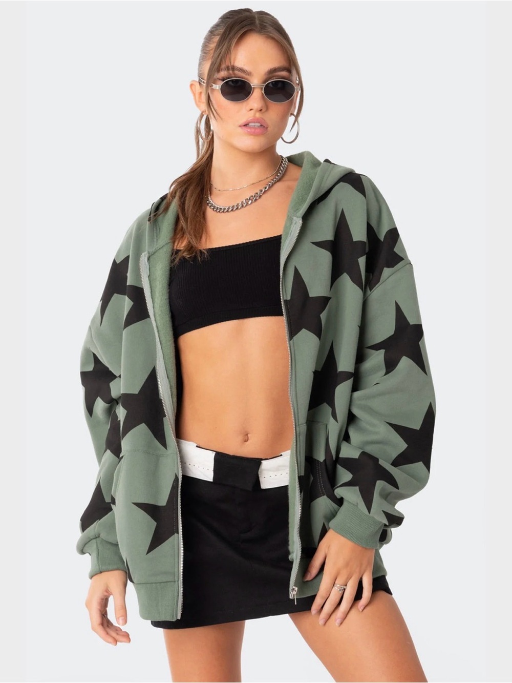 Star At Me Oversized Hoodie